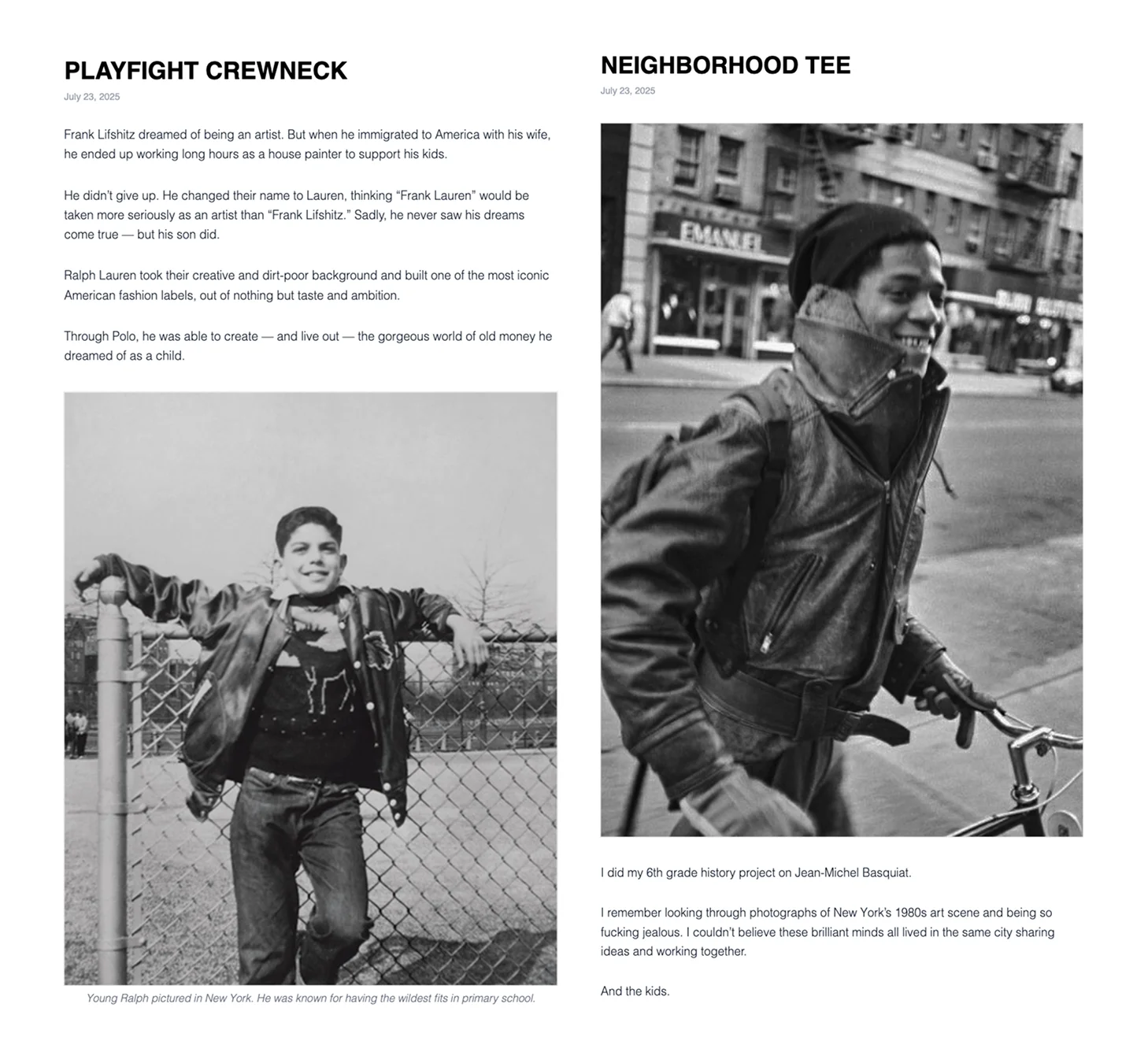 Dynamic blog content